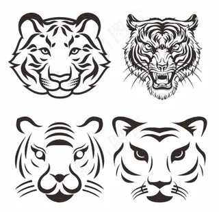 老虎图案图片