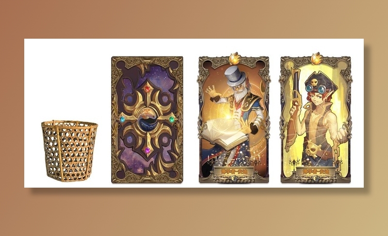 卡牌界面和筐图片