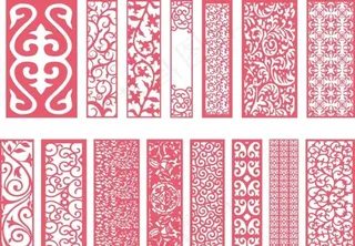 花格 窗花 镂空花纹 屏风 镂图片