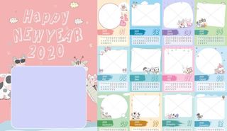 2020挂历图片
