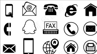 电话小标志图片