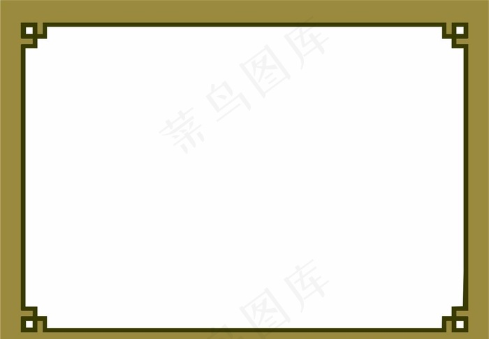 边框图片cdr矢量模版下载