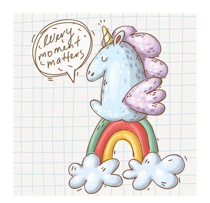 卡通独角兽    图片