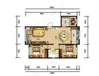 平面户型图图片
