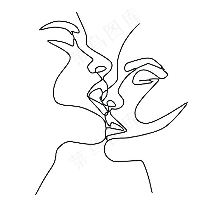 婚礼人头 艺术头像图片psd模版下载