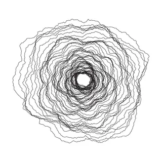 贝塞尔 曲线 摩尔纹 赛博朋克图片