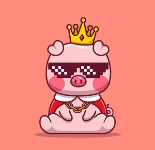 可爱卡通猪图片