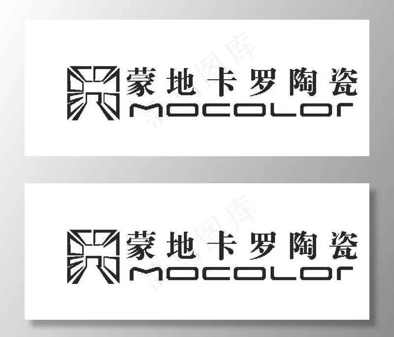 蒙地卡罗瓷砖标志图片cdr矢量模版下载