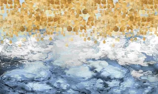 山水画 中式背景墙 装饰画 新图片