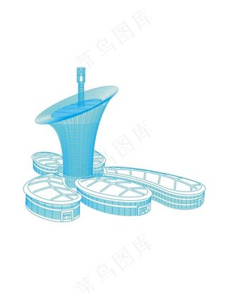 武汉未来科技城 马蹄莲 线稿图片