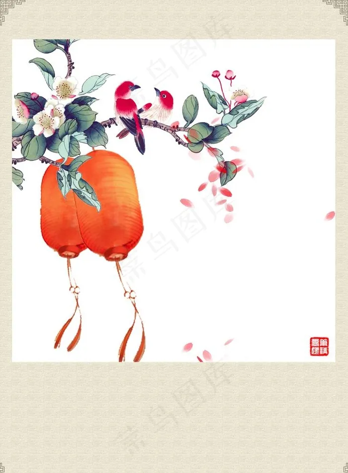 中国风背景图片psd模版下载
