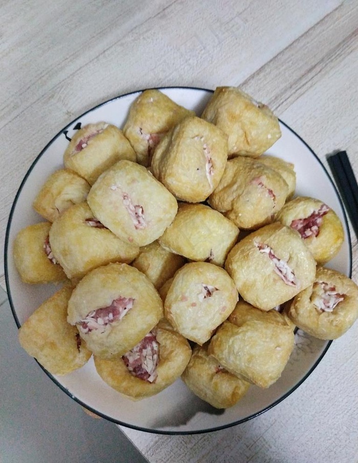 酿油豆腐图片