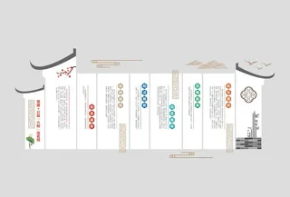 中式文化墙图片