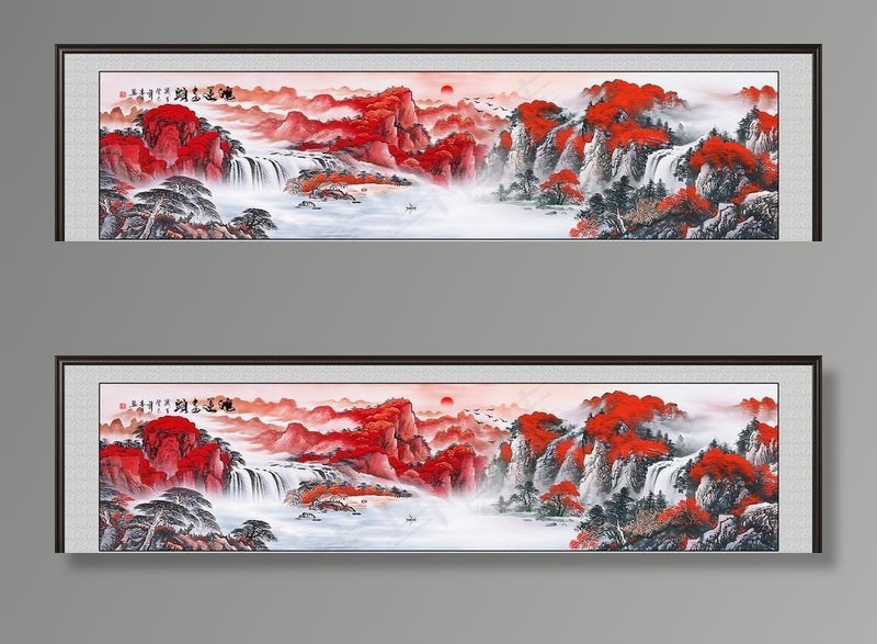 鸿运当头图片(8198X2362(DPI:300))psd模版下载