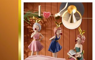 可爱卡通人物装饰画图片