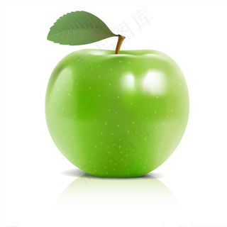 青苹果矢量素材图片