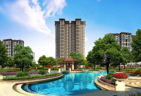 景观楼王炫图图片