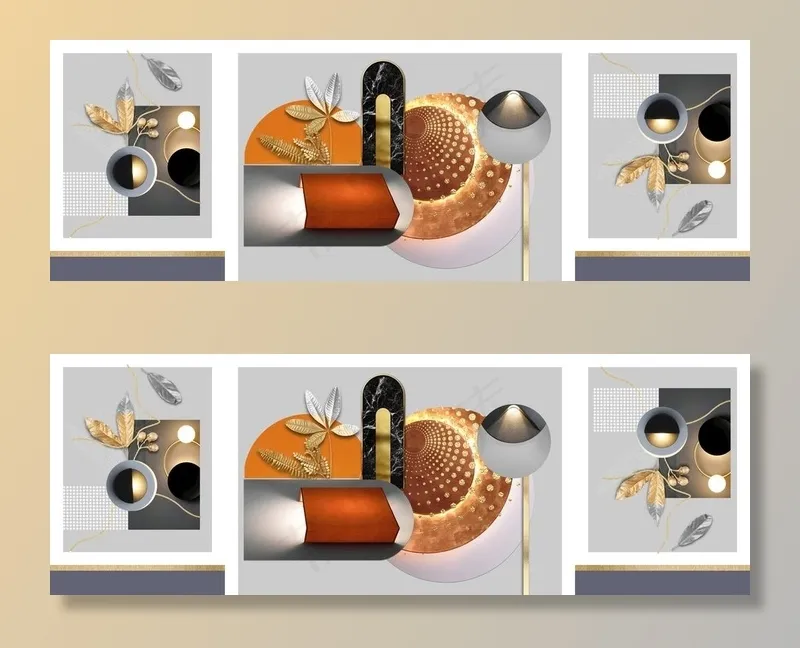 抽象装饰画图片