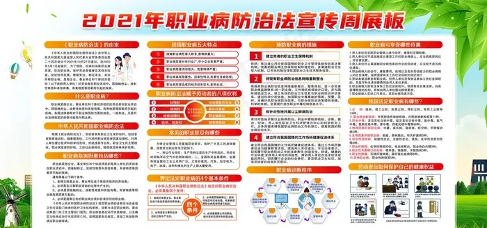 职业病 图片psd模版下载