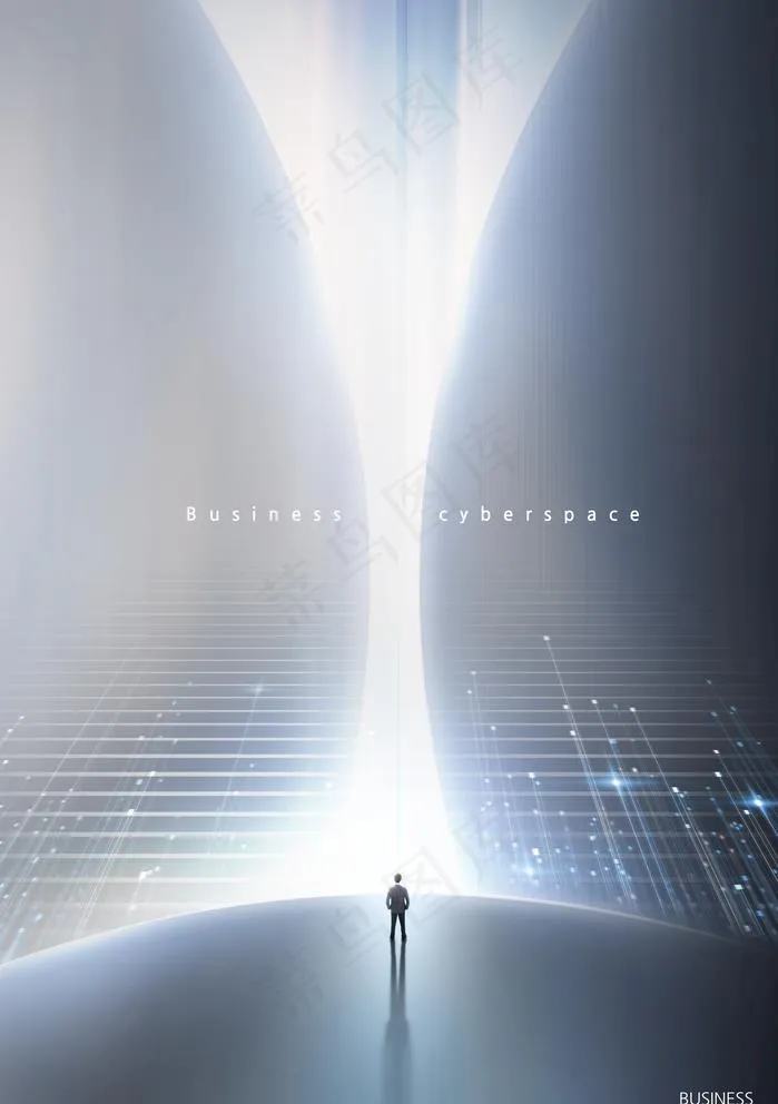 空间科技海报图片(3455x5063)psd模版下载