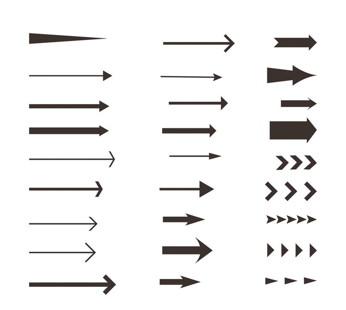 箭头图标图片(2672x2478)psd模版下载