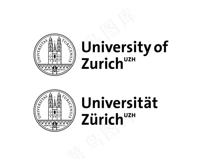 瑞士苏黎世大学校徽新版图片ai矢量模版下载