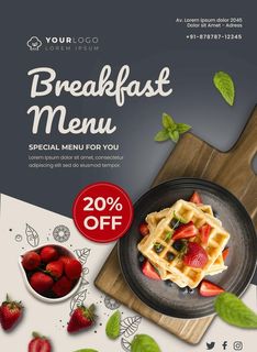 食品海报psd图片