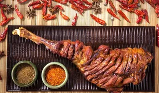 烤羊腿图片