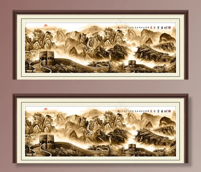 中堂画图片