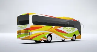 大巴车样机图片