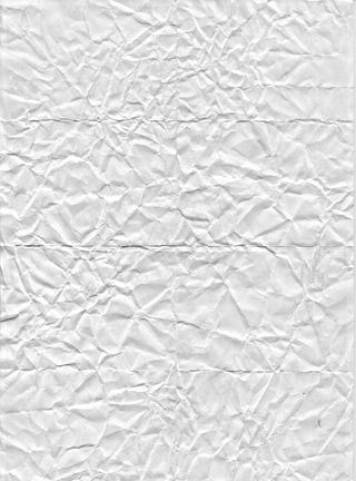 超高清白色纸张褶皱纹理背景素材图片