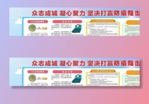 防疫宣传栏图片