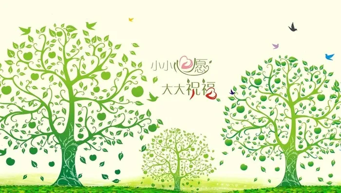 心愿树图片cdr矢量模版下载