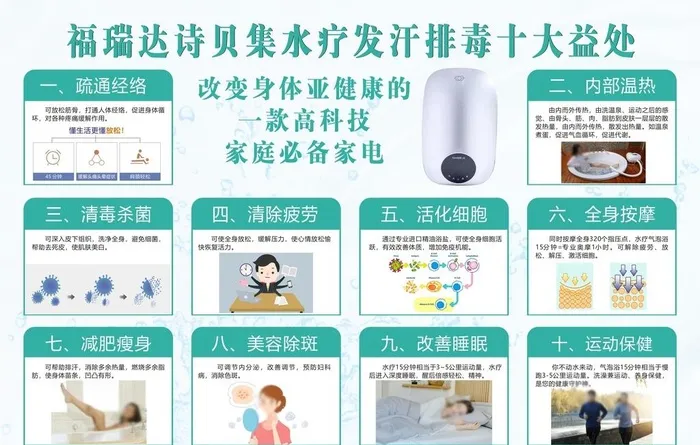 水疗十大功效图片cdr矢量模版下载