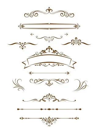 欧式花纹边框图片