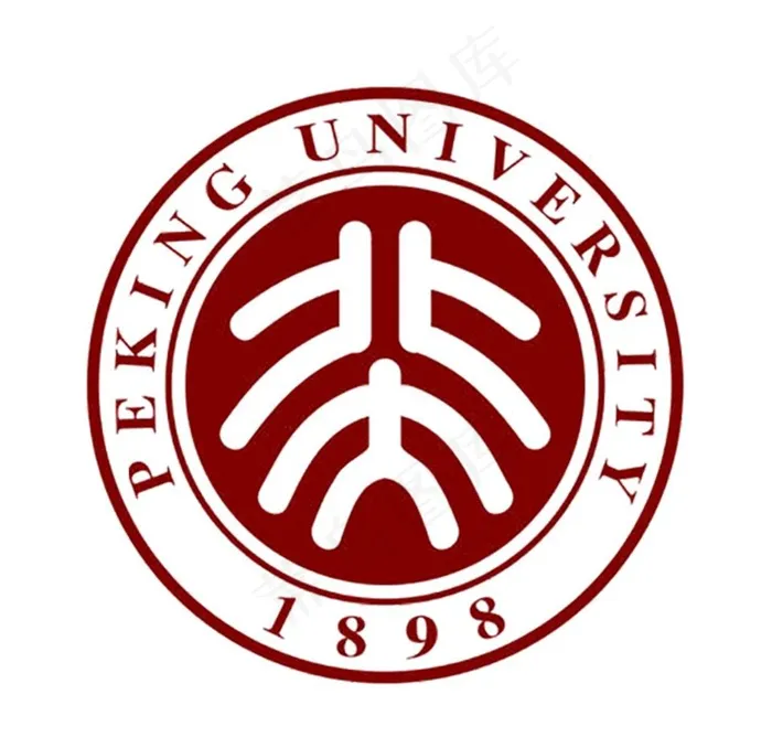 北京大学校徽logo图片psd模版下载
