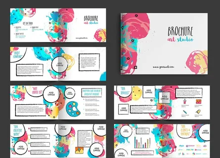 手绘艺术画册图片