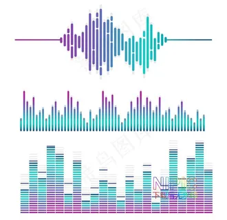 音效音频波形图片