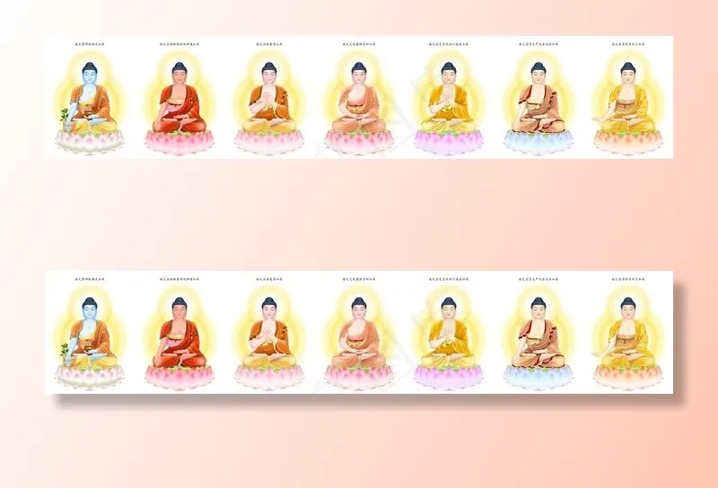药师七佛图片