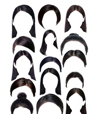 证件照发型发型女证件照图片