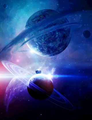 科技感星球杯背景素材图片