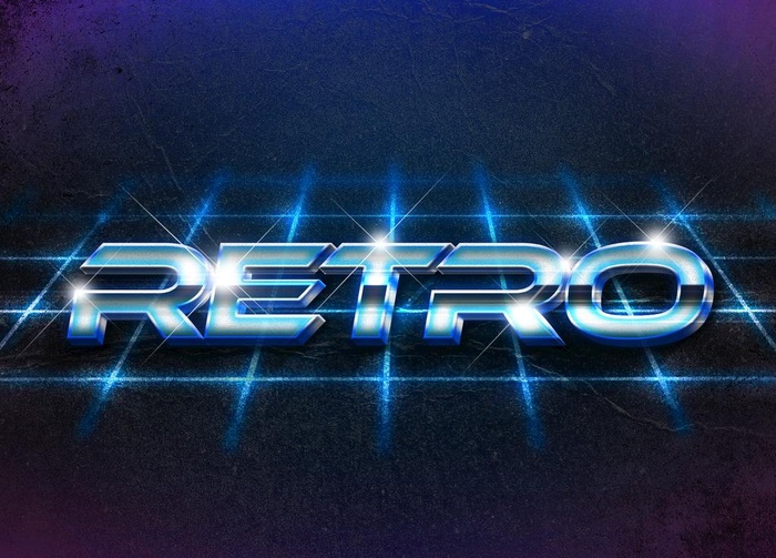 科技感字体样机图片