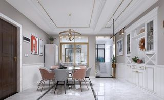 现代轻奢餐厅酒柜图片