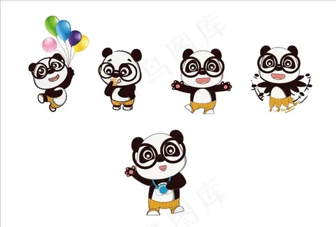 卡通熊猫图片 卡通熊猫图片