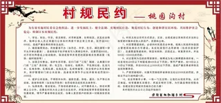 村规民约图片