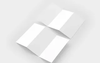 三折页样机图片