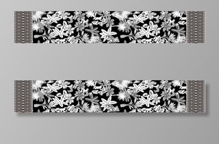 定位黑白花图片