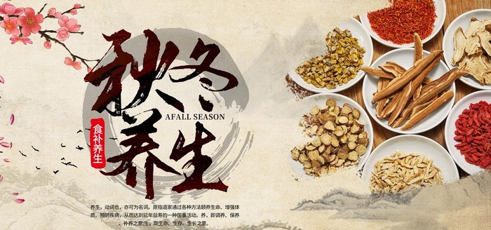 秋冬养生图片(3543x1772)psd模版下载