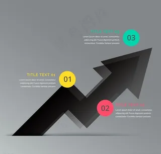 黑色立体箭头图片