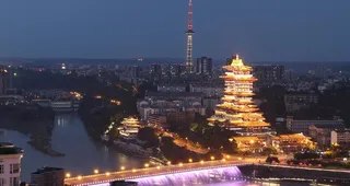 四川绵阳越王楼图片